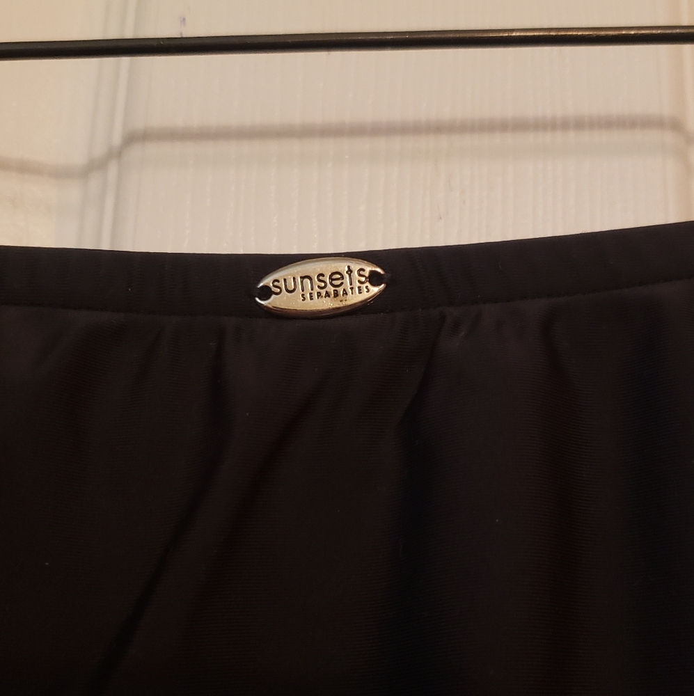 Sunsets Separates Black Skirted Bathing Suit Bottom NWT - Picture 5 of 9